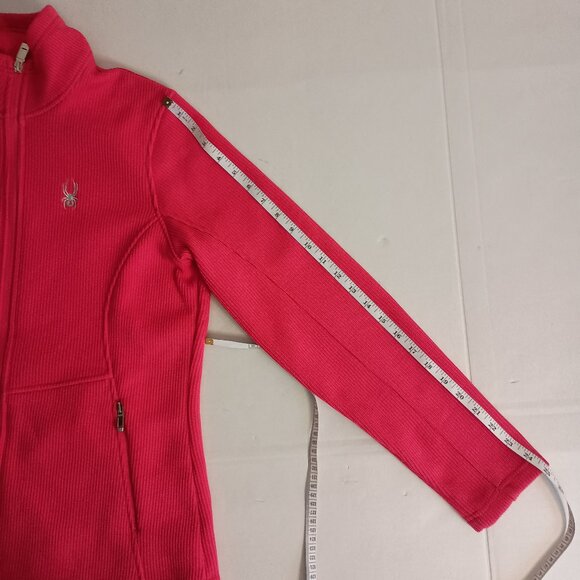 Spyder Endure Core Mid Weight Full Zip Sweater Jacket Pink Women’s Size L EUC - Picture 14 of 16